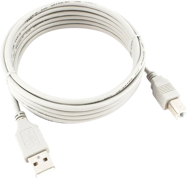 Изображение товара Кабель Cablexpert CC-USB2-AMBM-10-N (3м, серый)