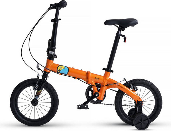 Изображение товара Детский велосипед Maxiscoo S007 Стандарт 2024 / MSC-007-1403 (оранжевый, разобранный, в коробке)