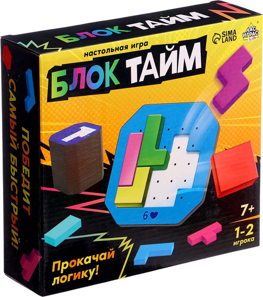 Изображение товара Игра-головоломка Лас Играс Kids. БлокТайм / 10749615