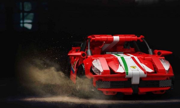 Изображение товара Конструктор управляемый Zhe Gao Гоночный автомобиль Ferrari 488 / DZ7014