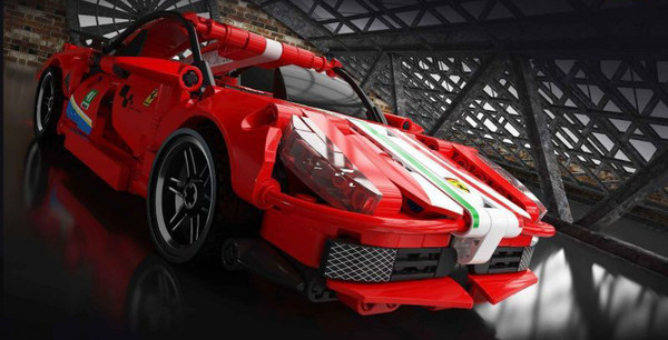 Изображение товара Конструктор управляемый Zhe Gao Гоночный автомобиль Ferrari 488 / DZ7014