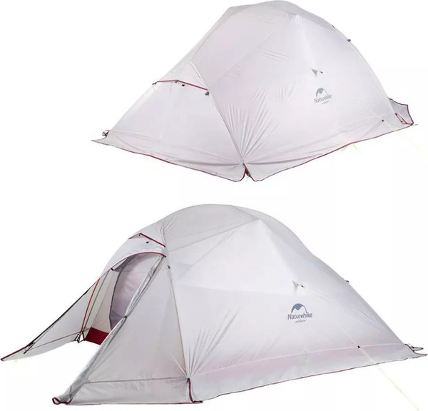 Изображение товара Палатка Naturehike Cloud Up Si / NH18T030-T-DLGSKR (серый/красный)