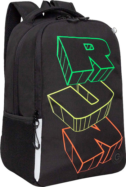 Изображение товара Школьный рюкзак Grizzly RB-551-1 (черный/разноцветный)