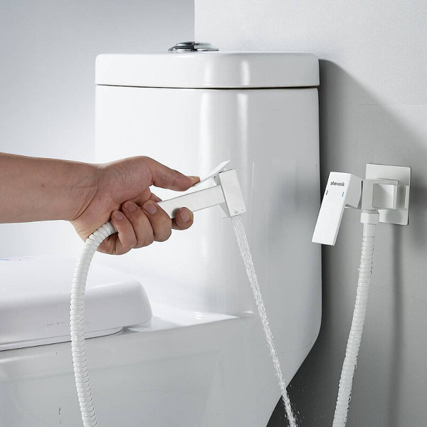 Изображение товара Гигиенический душ со смесителем Shevanik S127C (белый)