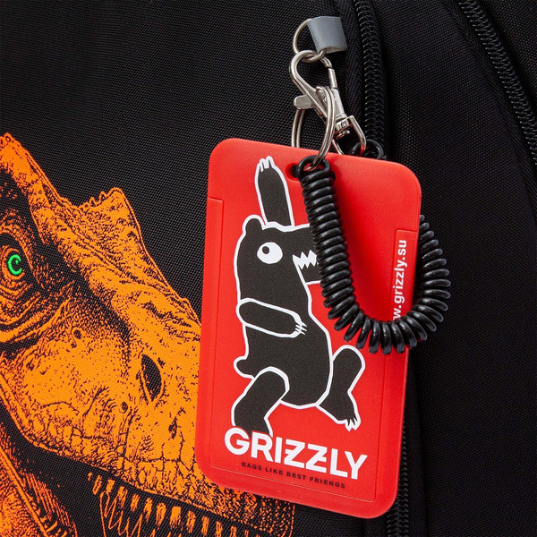 Изображение товара Школьный рюкзак Grizzly RB-551-6 (черный/оранжевый)