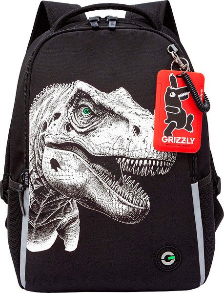 Изображение товара Школьный рюкзак Grizzly RB-551-6 (черный/серый)