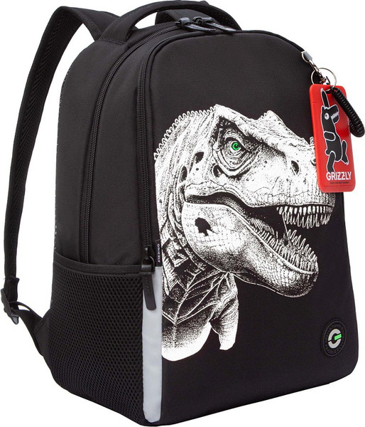 Изображение товара Школьный рюкзак Grizzly RB-551-6 (черный/серый)