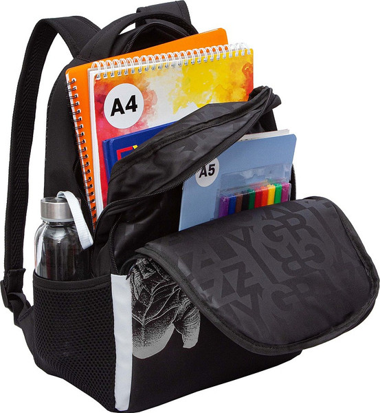 Изображение товара Школьный рюкзак Grizzly RB-551-6 (черный)