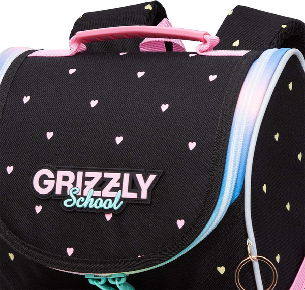 Изображение товара Школьный рюкзак Grizzly RAm-584-2 (черный)