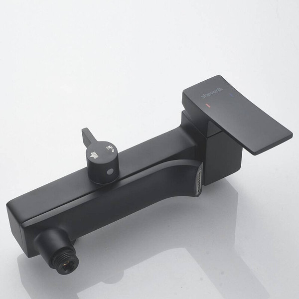 Изображение товара Душевая система со смесителем Shevanik S4036H (черный)