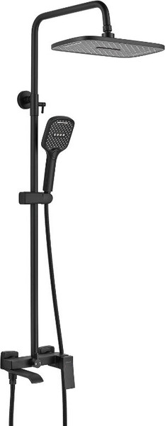 Изображение товара Душевая система со смесителем Shevanik S4036H (черный)