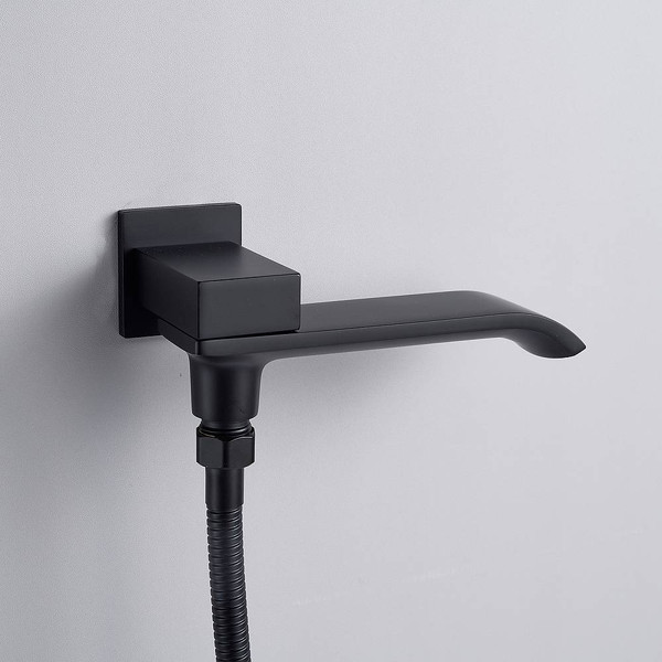 Изображение товара Душевая система со смесителем Shevanik S4035H (черный)