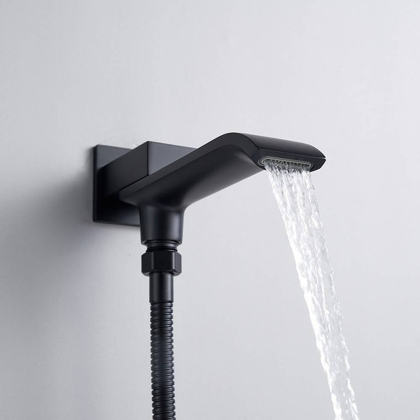 Изображение товара Душевая система со смесителем Shevanik S4035H (черный)