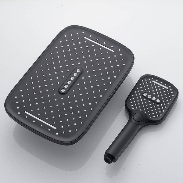 Изображение товара Душевая система со смесителем Shevanik S4035H (черный)