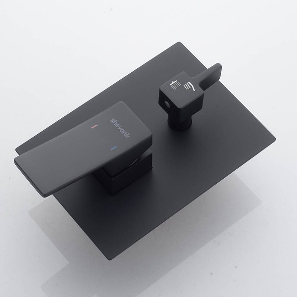 Изображение товара Душевая система со смесителем Shevanik S4035H (черный)