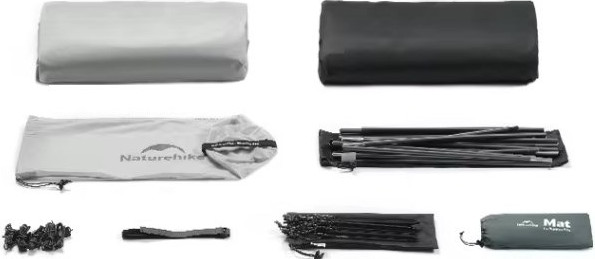 Изображение товара Палатка Naturehike Cloud Up UL Si / CNK2450WS017-G1 (серый)