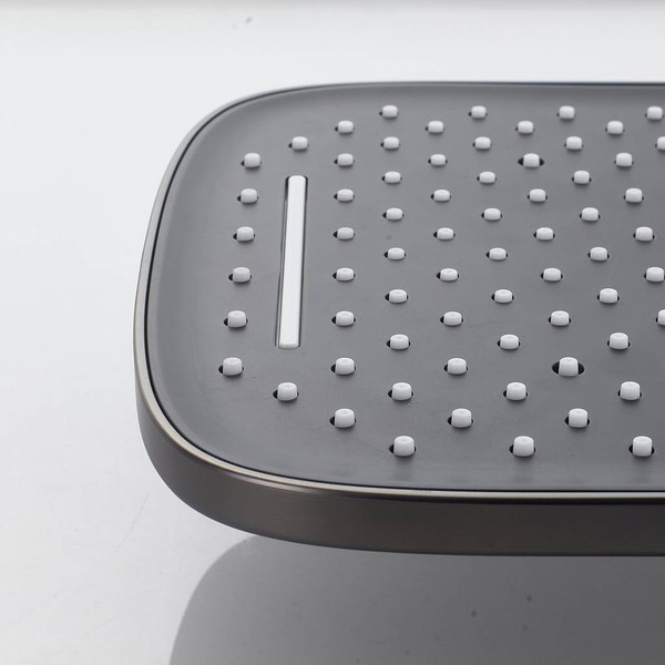 Изображение товара Душевая система со смесителем Shevanik S4035T (оружейная сталь)