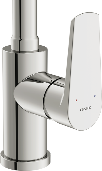 Изображение товара Смеситель Cersanit Moduo однорычажный с гибким изливом / 64842 (хром)