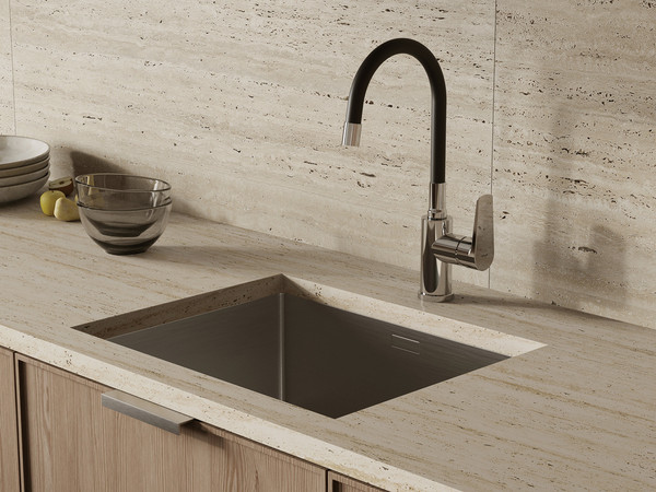 Изображение товара Смеситель Cersanit Moduo однорычажный с гибким изливом / 64842 (хром)