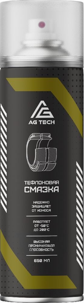 Изображение товара Смазка техническая AG Tech Тефлоновая AG1066 (650мл)