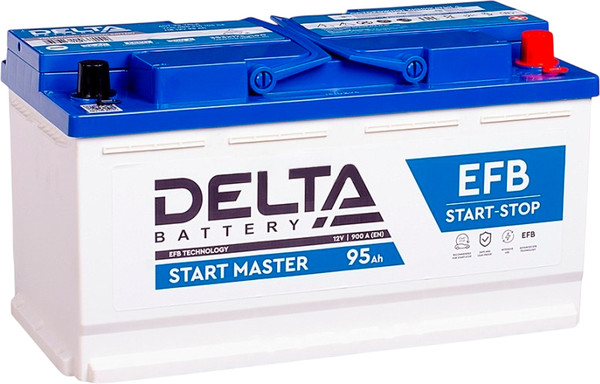 Изображение товара Автомобильный аккумулятор DELTA EFB 95R L5 (95 А/ч)
