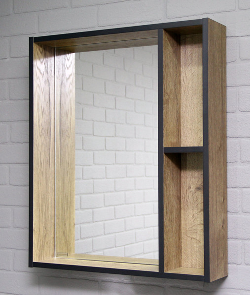 Изображение товара Шкаф с зеркалом для ванной Домино Alfa 60 / DA6103HZ (левый/правый)