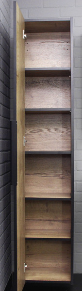 Изображение товара Шкаф-пенал для ванной Домино Alfa 35 без ящика / DA6101P (левый/правый)