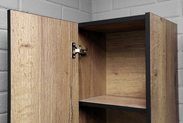 Изображение товара Шкаф-пенал для ванной Домино Alfa 35 без ящика / DA6101P (левый/правый)