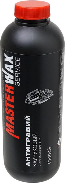 Изображение товара Антигравий MasterWax MW Service 314 MW030802 с эффектом шагрени  (1л, серый)