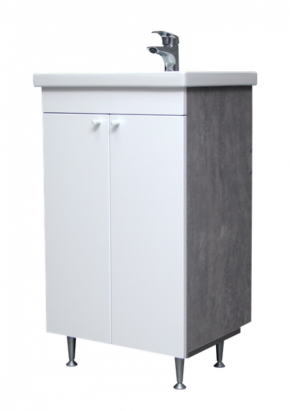 Изображение товара Тумба под умывальник Айсберг Como 50 Промо без ящика DP2616T (бетон)