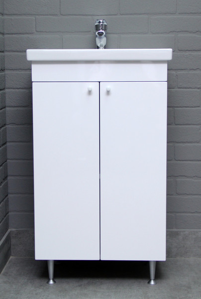 Изображение товара Тумба под умывальник Айсберг Como 50 Промо без ящика DP2616T (бетон)