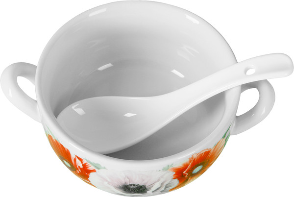 Изображение товара Набор чаш бульонных Pomi d'Oro P290027 (с ложками)