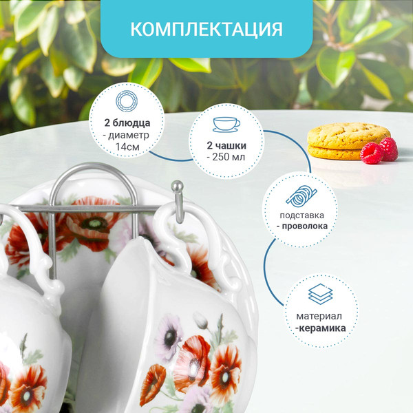 Изображение товара Набор для чая/кофе Pomi d'Oro P115147 (5 предметов)