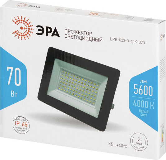 Изображение товара Прожектор ЭРА LPR-023-0-40K-070 / Б0067744