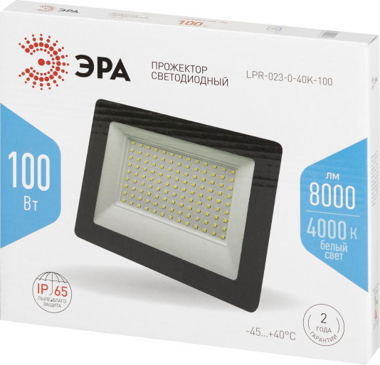 Изображение товара Прожектор ЭРА LPR-023-0-40K-100 / Б0067693