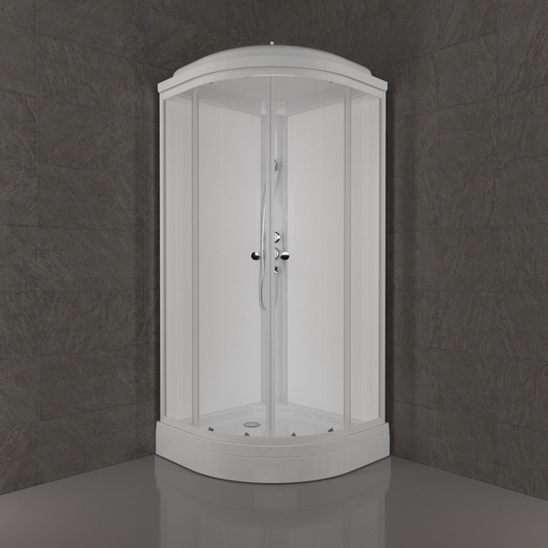 Изображение товара Душевая кабина Saniteco SNT-88 90х90 (белый/прозрачное стекло)