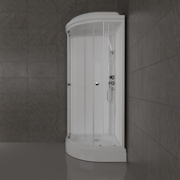 Изображение товара Душевая кабина Saniteco SNT-88 90х90 (белый/прозрачное стекло)