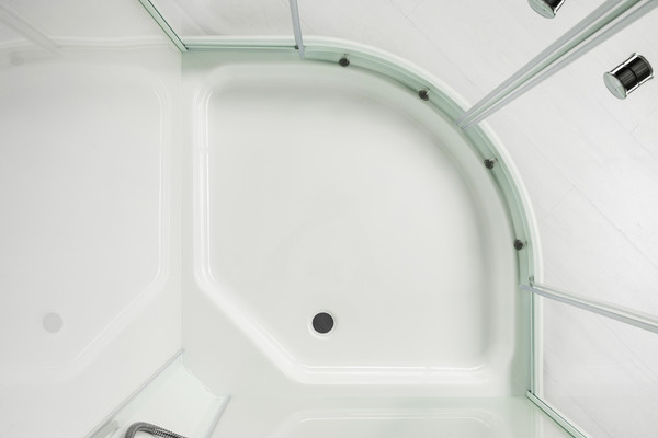 Изображение товара Душевая кабина Saniteco SNT-88 90х90 (белый/прозрачное стекло)