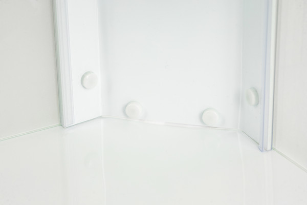 Изображение товара Душевая кабина Saniteco SNT-88 90х90 (белый/прозрачное стекло)