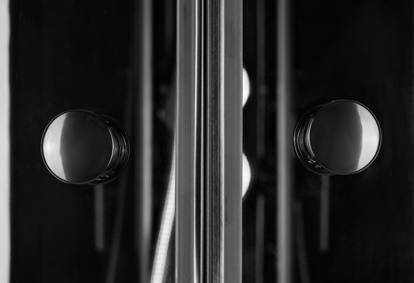 Изображение товара Душевая кабина Saniteco SNT-90 90х90 (черный/прозрачное стекло)