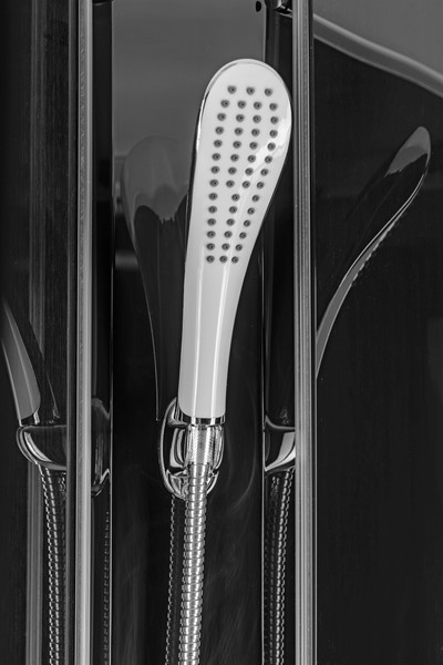 Изображение товара Душевая кабина Saniteco SNT-90 90х90 (черный/прозрачное стекло)