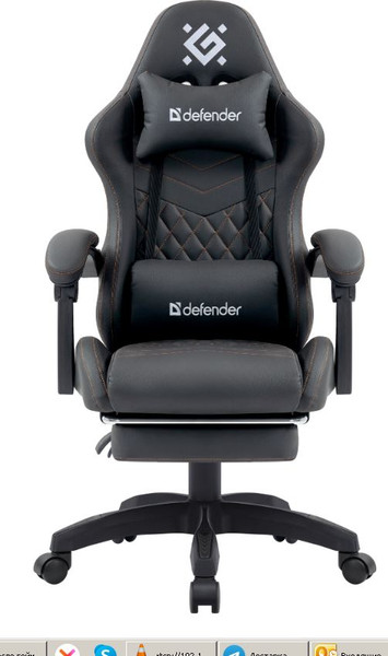 Изображение товара Кресло геймерское Defender Linn / 64671 (темно-серый)