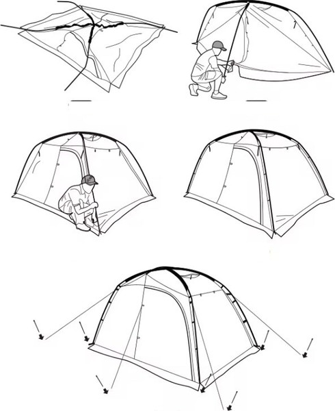 Изображение товара Палатка Naturehike Dune 7.6 / CNH22ZP028-EYU (коричневый)