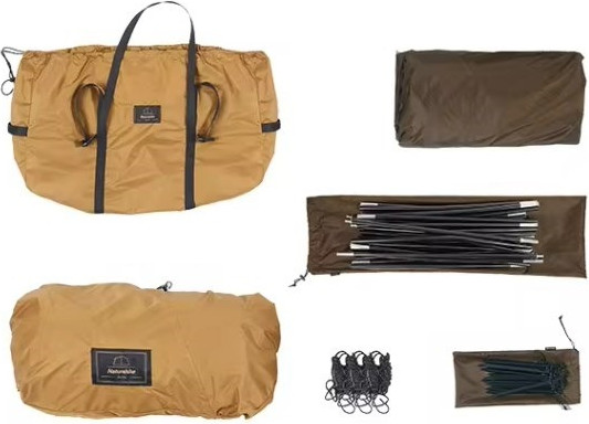 Изображение товара Палатка Naturehike Dune 7.6 / CNH22ZP028-EYU (коричневый)