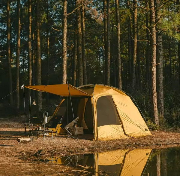 Изображение товара Палатка Naturehike Dune 7.6 / CNH22ZP028-EYU (коричневый)