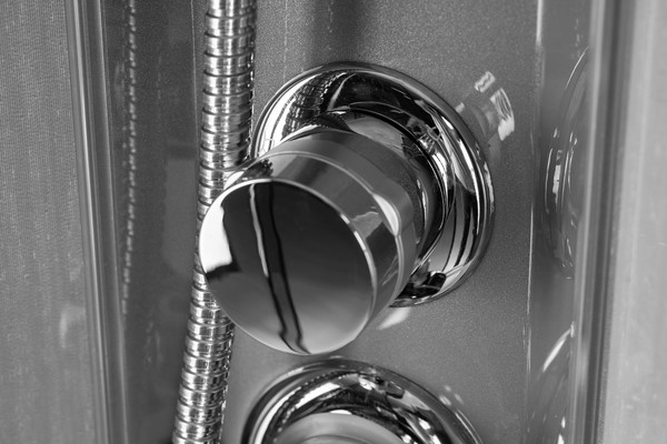 Изображение товара Душевая кабина Saniteco SNT-92 90х90 (серый/тонированное стекло)