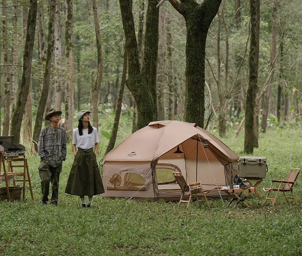 Изображение товара Палатка Naturehike Hexagon / NH21ZP001-DKH (песочный)