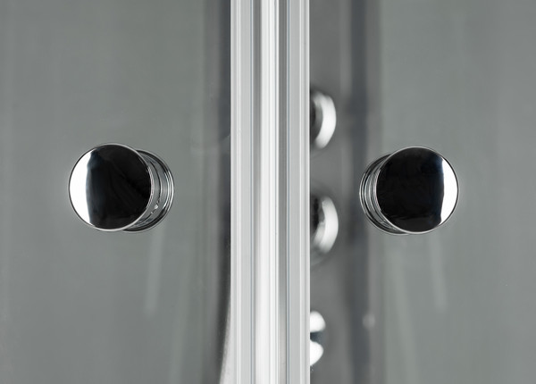 Изображение товара Душевая кабина Saniteco SNT-84 90х90 (серый/прозрачное стекло)