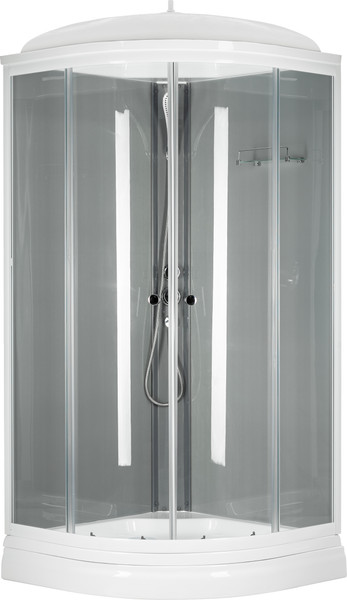 Изображение товара Душевая кабина Saniteco SNT-84 90х90 (серый/прозрачное стекло)