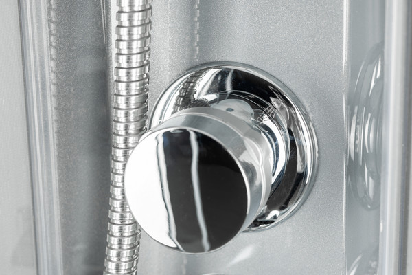 Изображение товара Душевая кабина Saniteco SNT-84 90х90 (серый/прозрачное стекло)